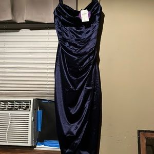 Windsor store navy blue party dress!